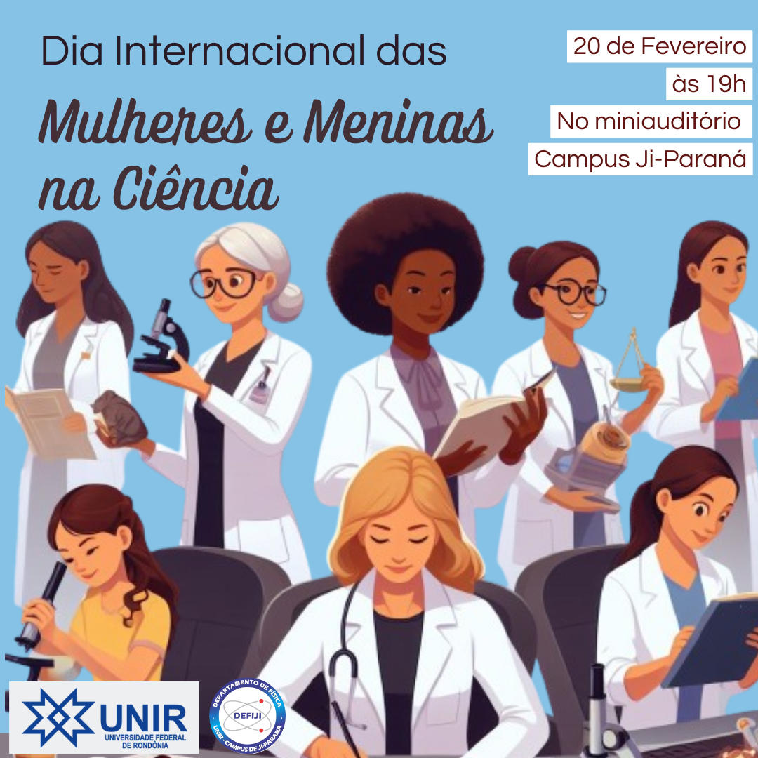 Mulheres e Meninas na ci&ecirc;ncia divulga&ccedil;&atilde;o